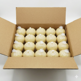 Lot de 20 boules d'attiéké